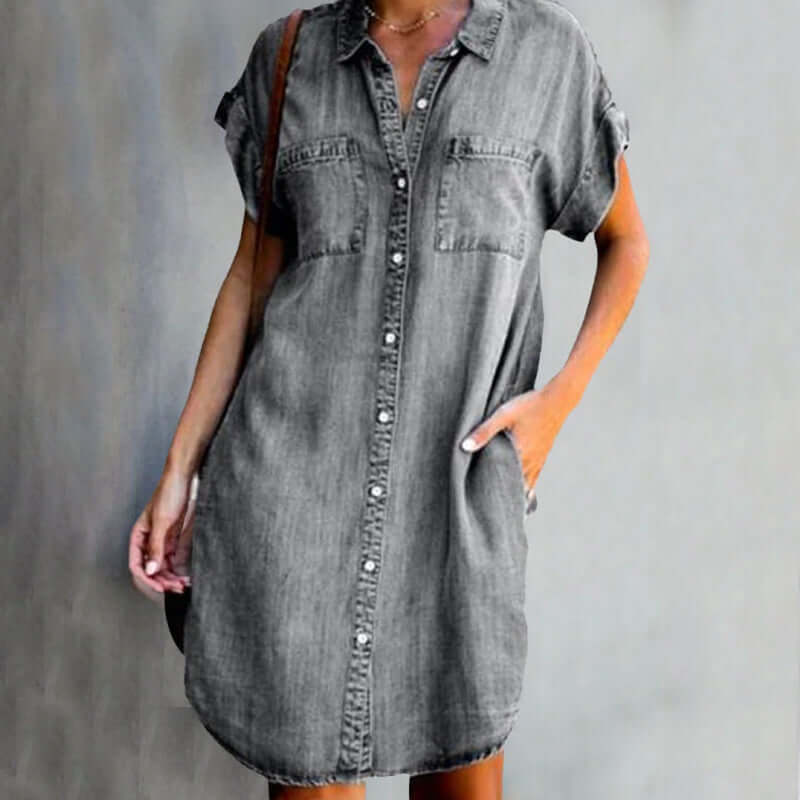 Tessa™ | Simple Shirt Dress