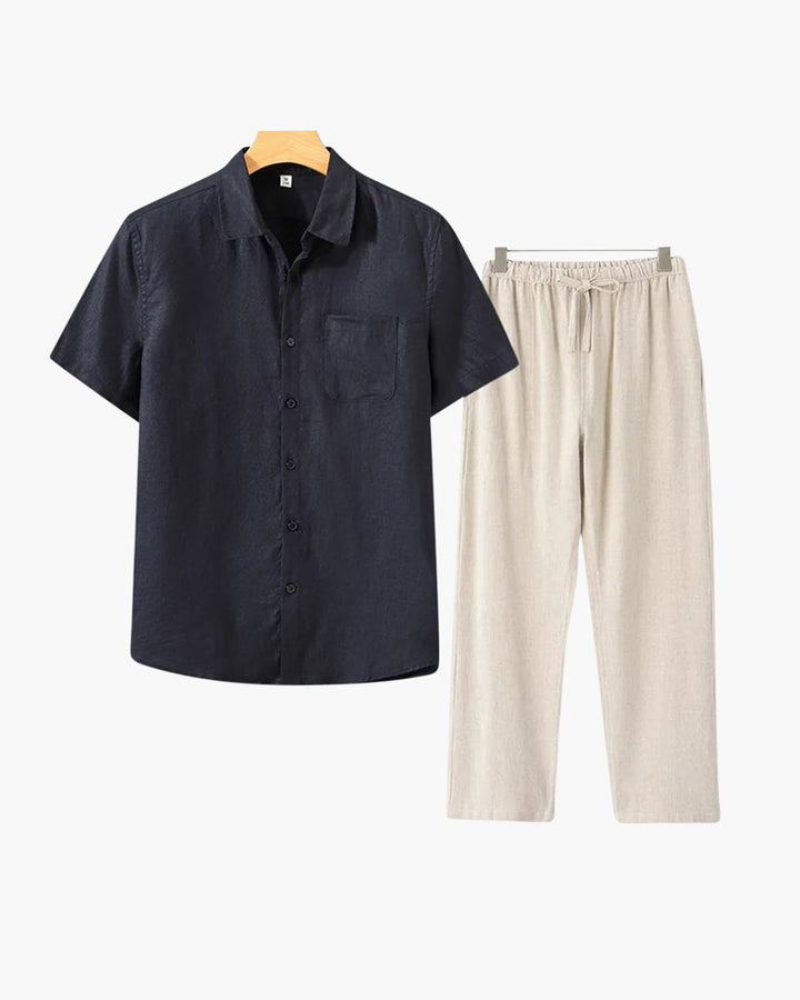 Old Money Linen Combo (Short Sleeve)