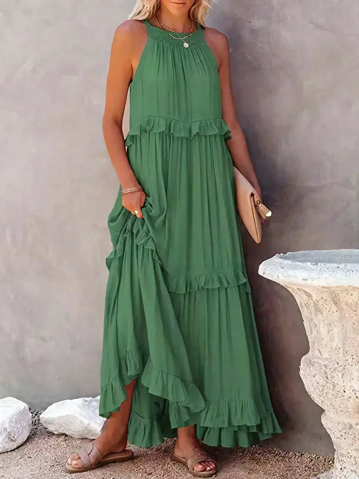 Emilia - Halter Maxi Dress