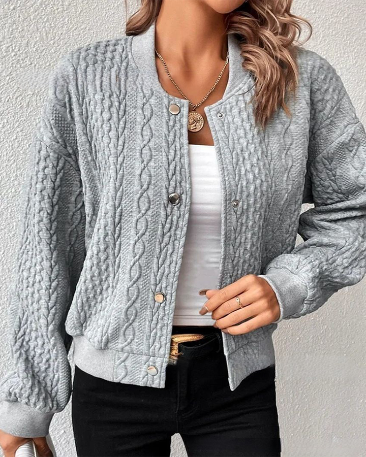 Erika™ - Comfortable cardigan with handcrafted details