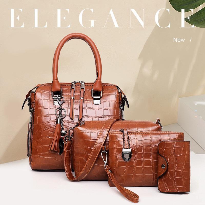 Valentina | 4-Piece Leather Bag Set