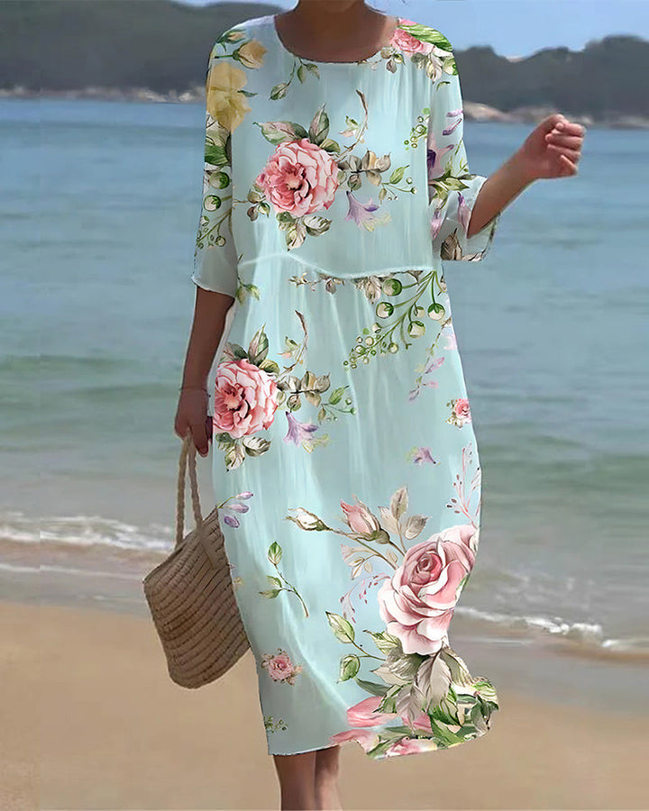 Mara™ - Elegant Flower Dress