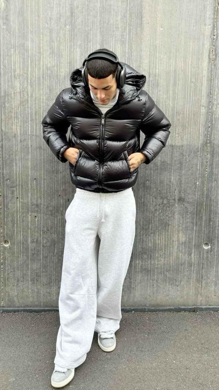 BLACK™ - Shiny Winter Puffer Jacket