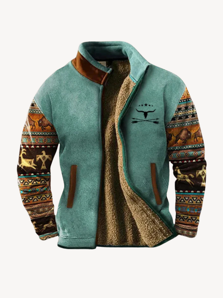 ROCCO - TRIBAL FLEECE JACKET