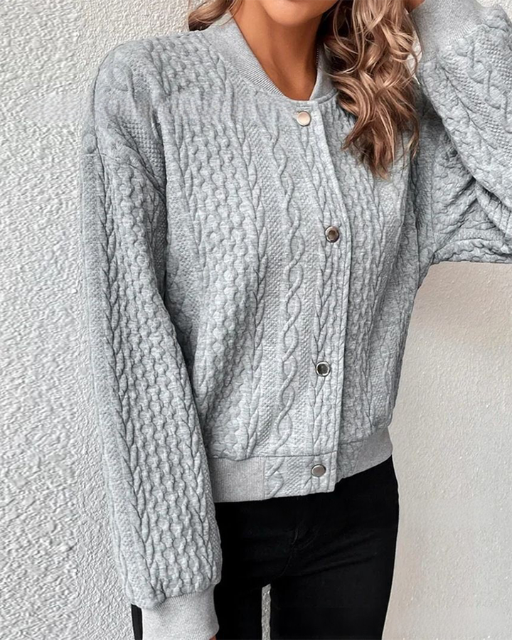 Erika™ - Comfortable cardigan with handcrafted details