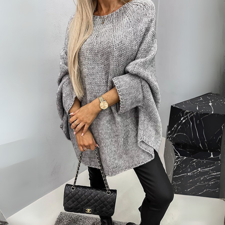 Viola™ | 2025 - Elegant Sweater for Women with Round Neckline