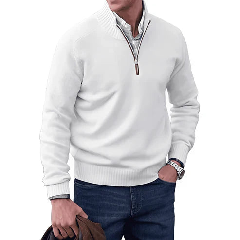 Noah™ - Cashmere Sweater with Zipper