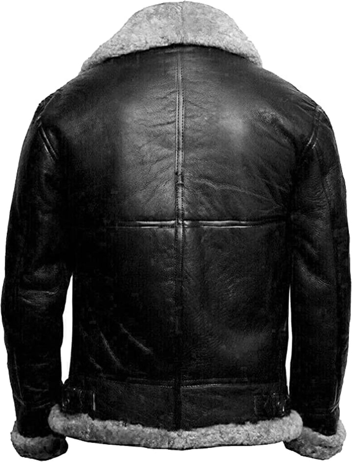 Adrian – Sustainable Faux Leather Winter Jacket