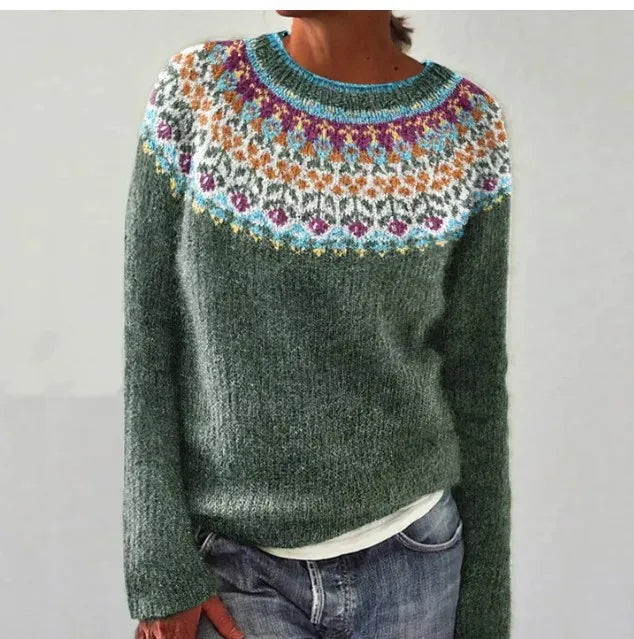 FINA - MYSIG RETRO KNITTED SWEATER