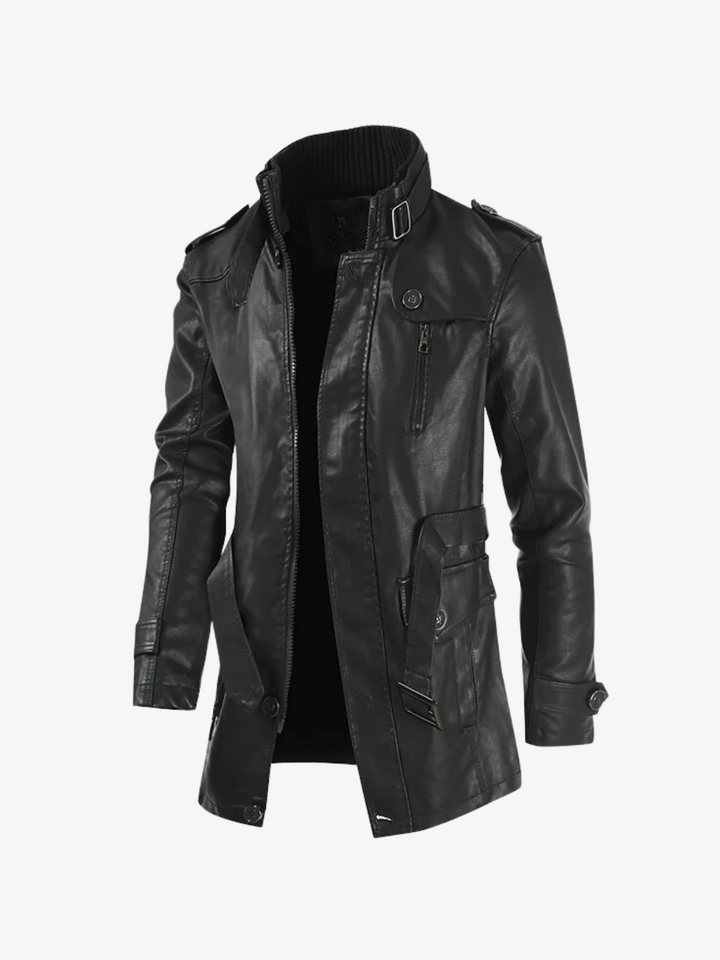 ONESIMO - LEATHER COAT