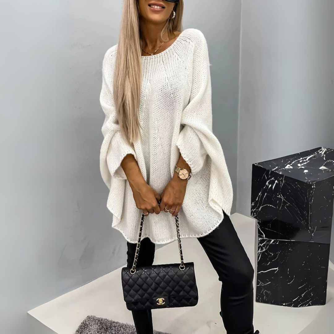 Viola™ | 2025 - Elegant Sweater for Women with Round Neckline