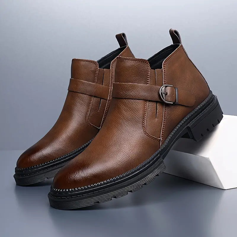 Liam | Leather Ranger Boots for Men