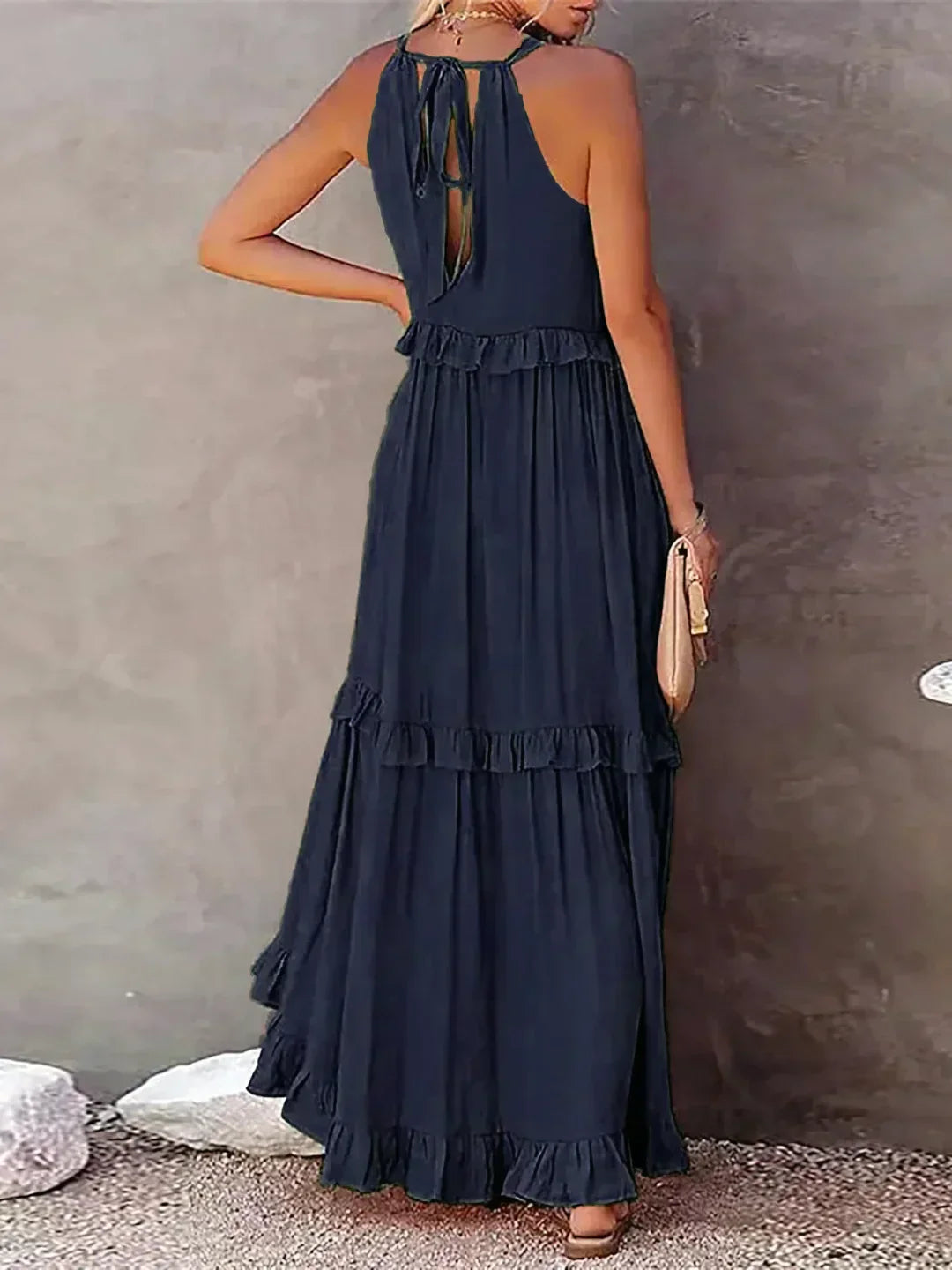 Emilia - Halter Maxi Dress