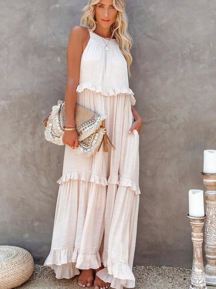 Emilia - Halter Maxi Dress