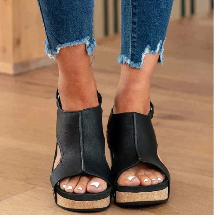 SYLVIE - ELEGANT AND COMFORTABLE WEDGE HEELS SANDALS