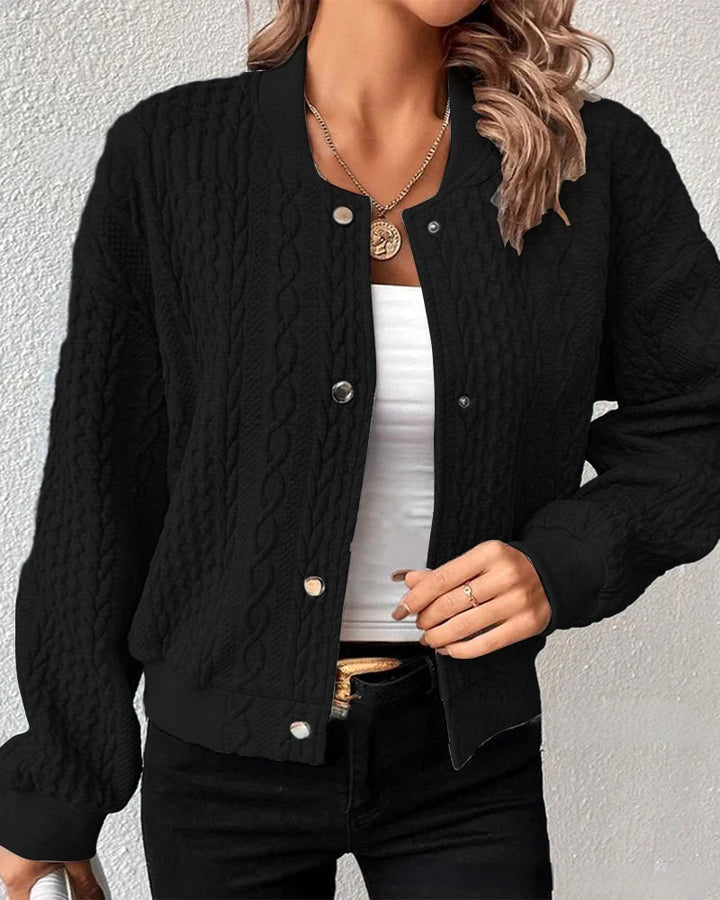 Erika™ - Comfortable cardigan with handcrafted details