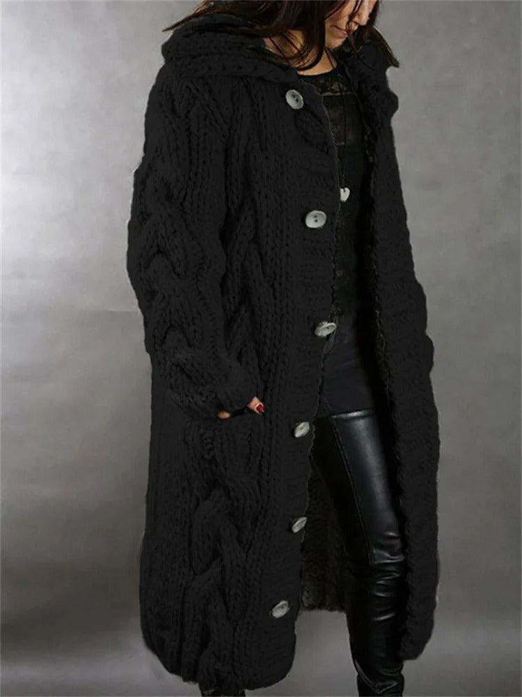 Roma™ - Long Comfortable Knit Coat