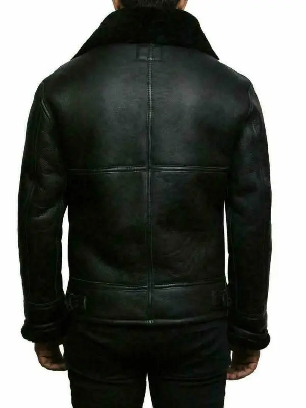 Adrian – Sustainable Faux Leather Winter Jacket