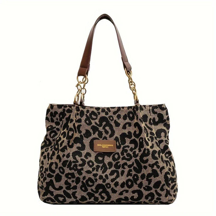 Leonora - Elegant Leopard Print Handbags