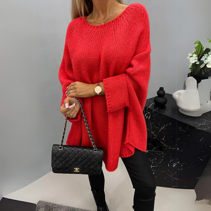 Viola™ | 2025 - Elegant Sweater for Women with Round Neckline