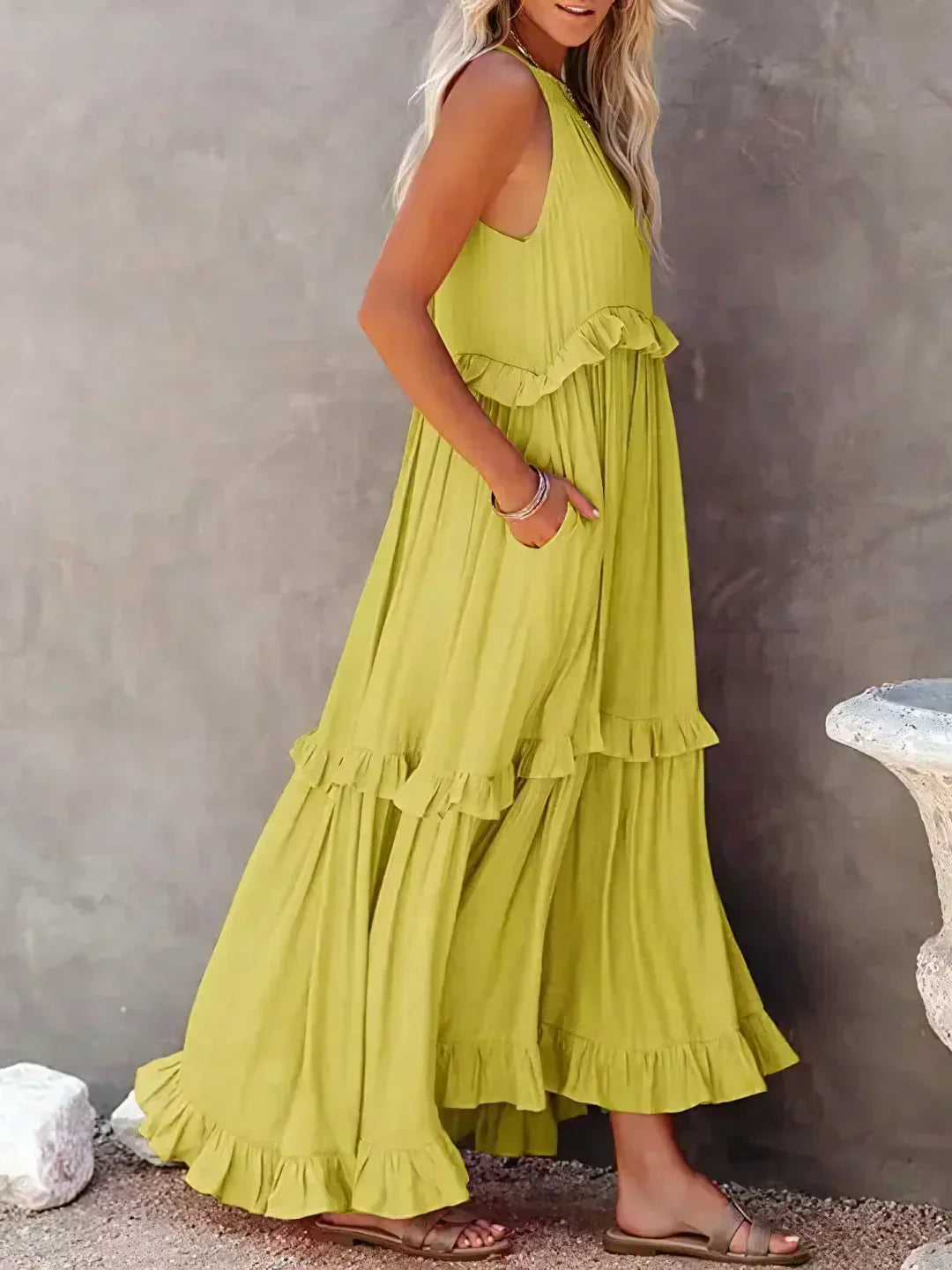 Emilia - Halter Maxi Dress