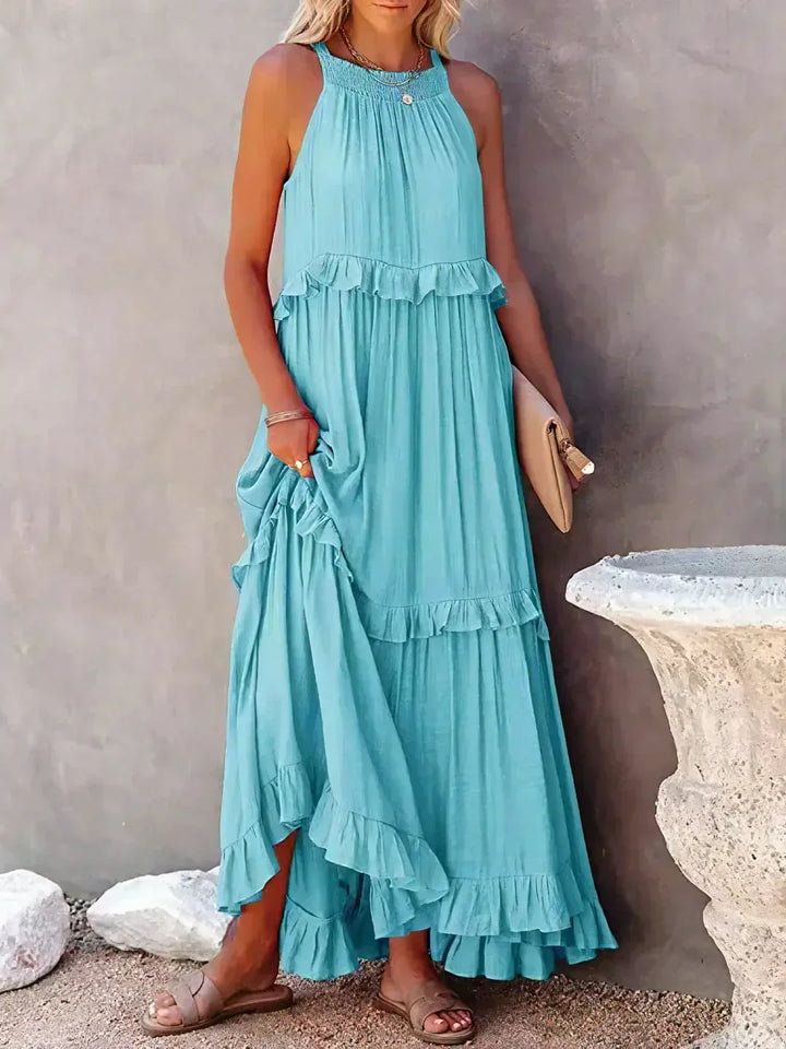Emilia - Halter Maxi Dress