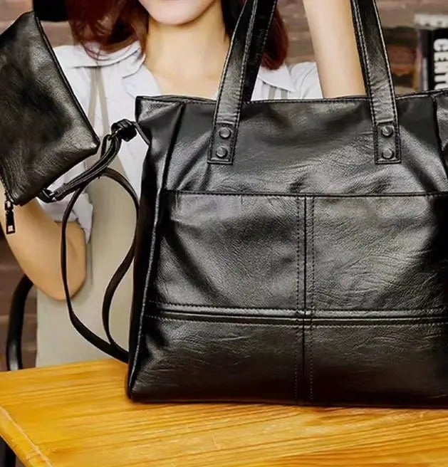 Chelsea - Leather Bag + Wallet (Free)