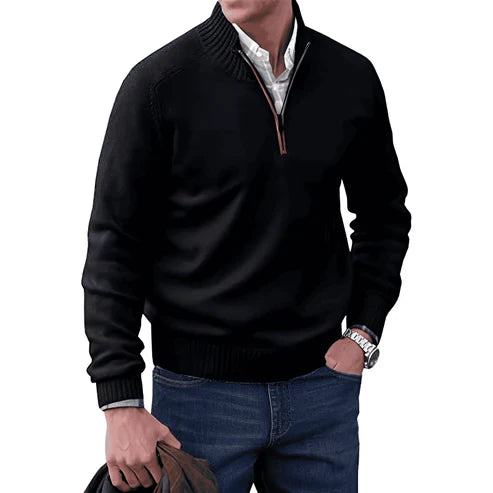 Noah™ - Cashmere Sweater with Zipper