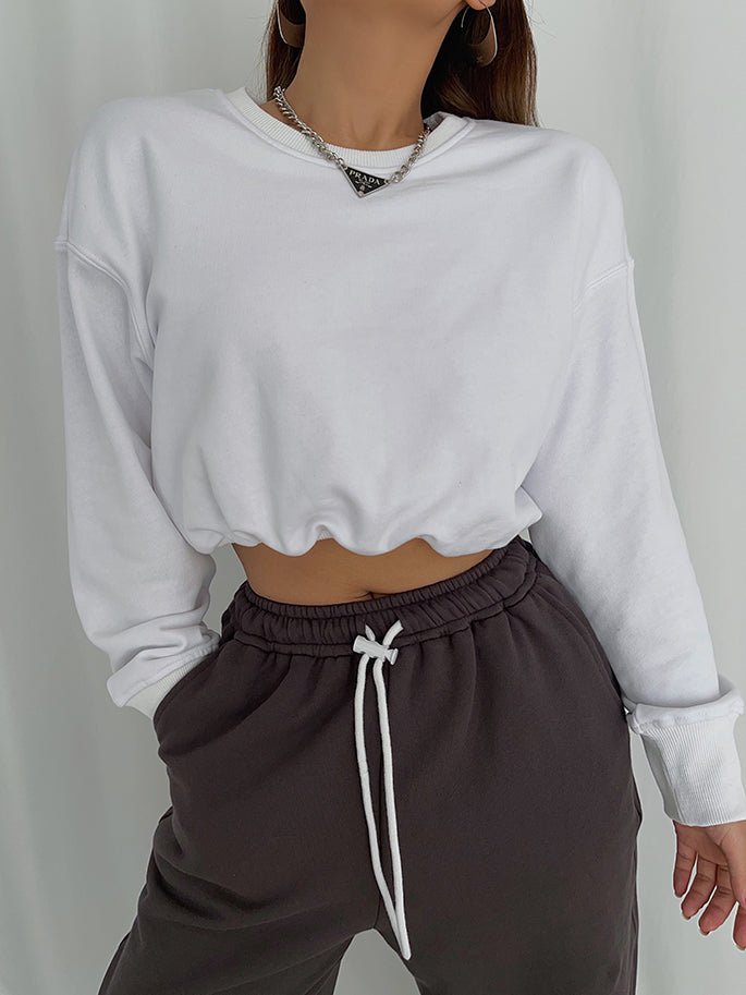 MAYA - Shine On Cropped Sweatshirt