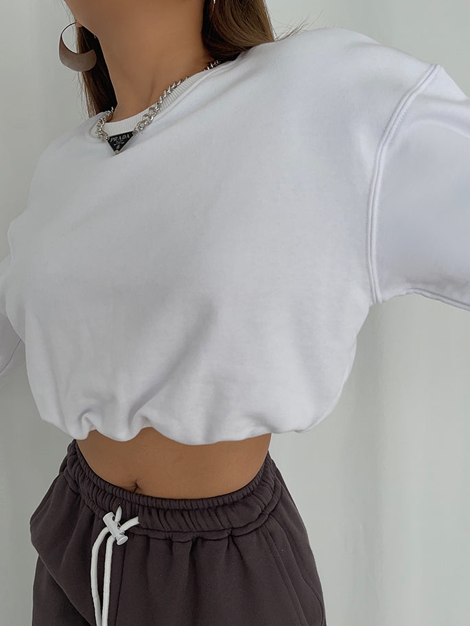 MAYA - Shine On Cropped Sweatshirt