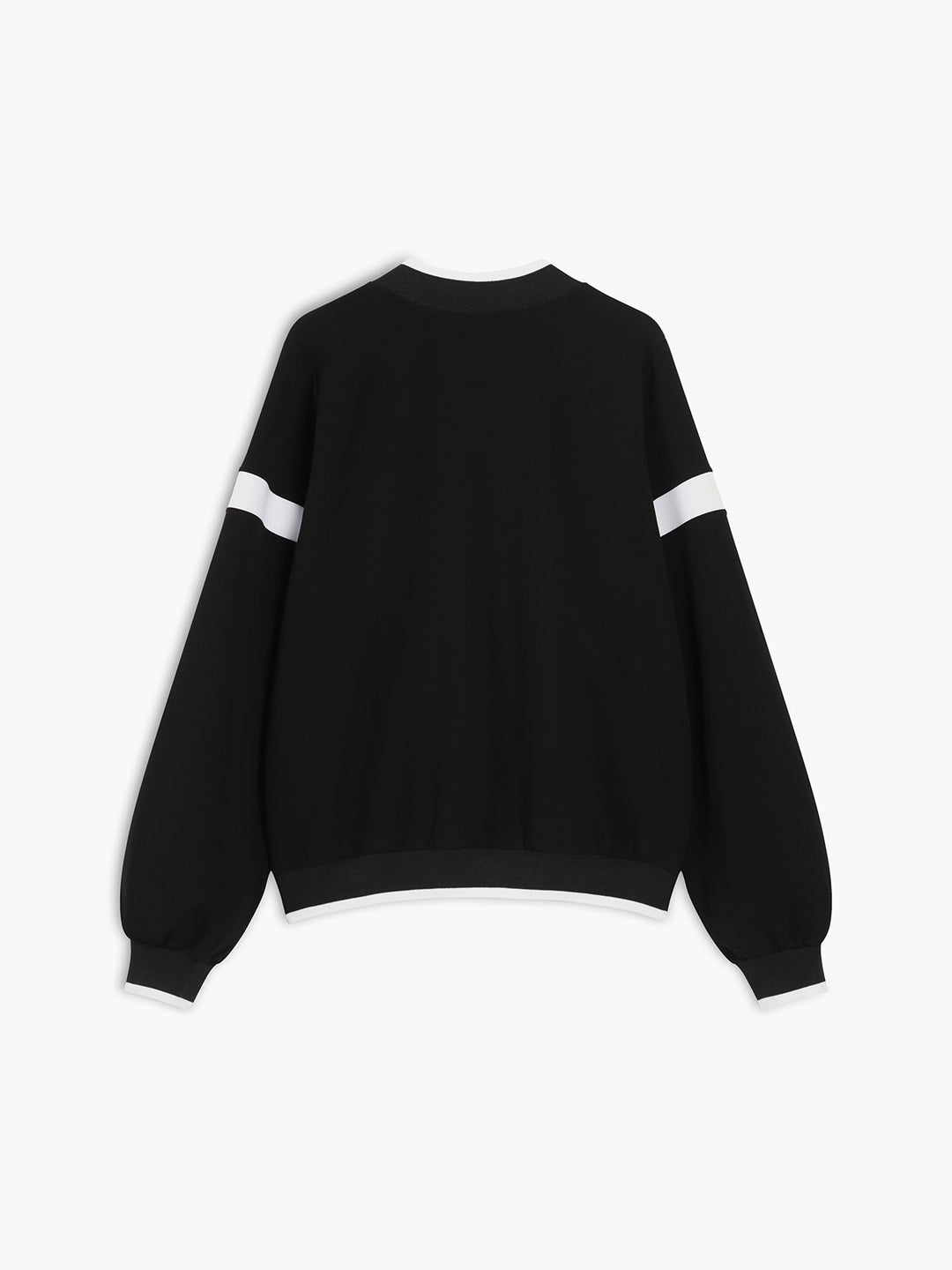 SCARLETT - Oversized Sweatshirt with Contrast Trim