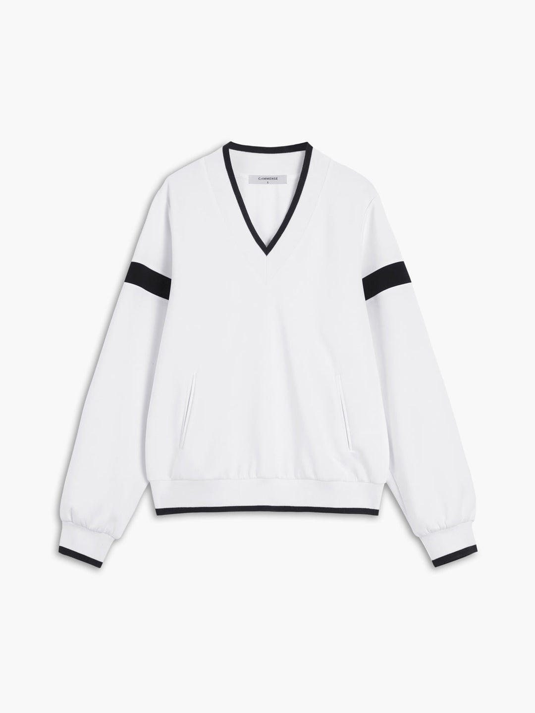 SCARLETT - Oversized Sweatshirt with Contrast Trim