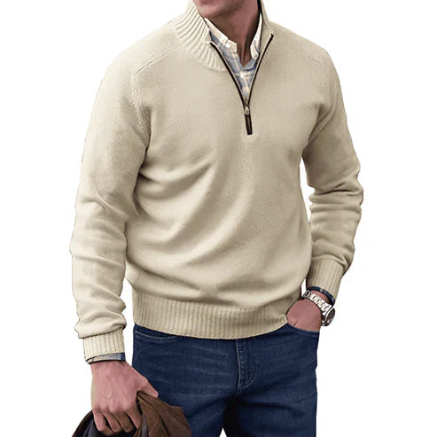 Noah™ - Cashmere Sweater with Zipper