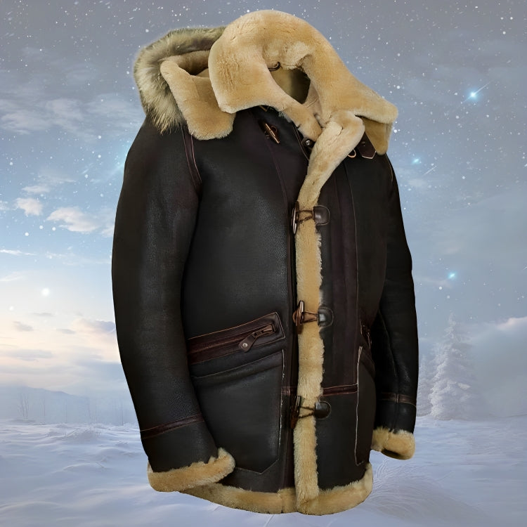 Detlef - Winter jacket in lambskin style