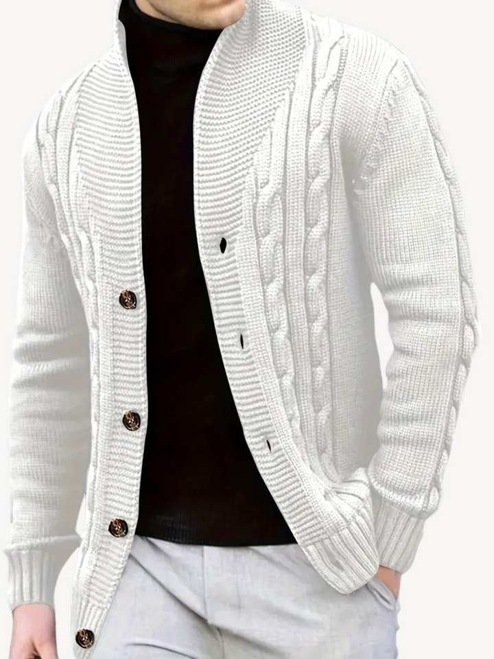 REMIGIO - KNITTED CARDIGAN WITH BUTTONS