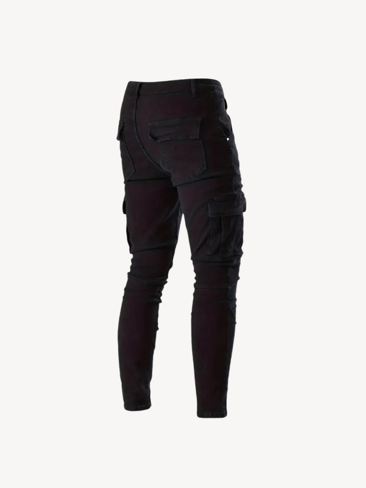 OLIVIERO - CARGO TIGHT PANTS WITH MEDIUM ELASTICITY