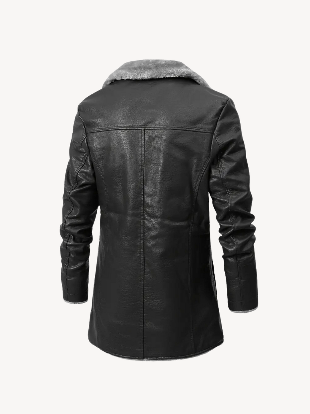 DAMIANO - PU JACKET WITH WARM LINING