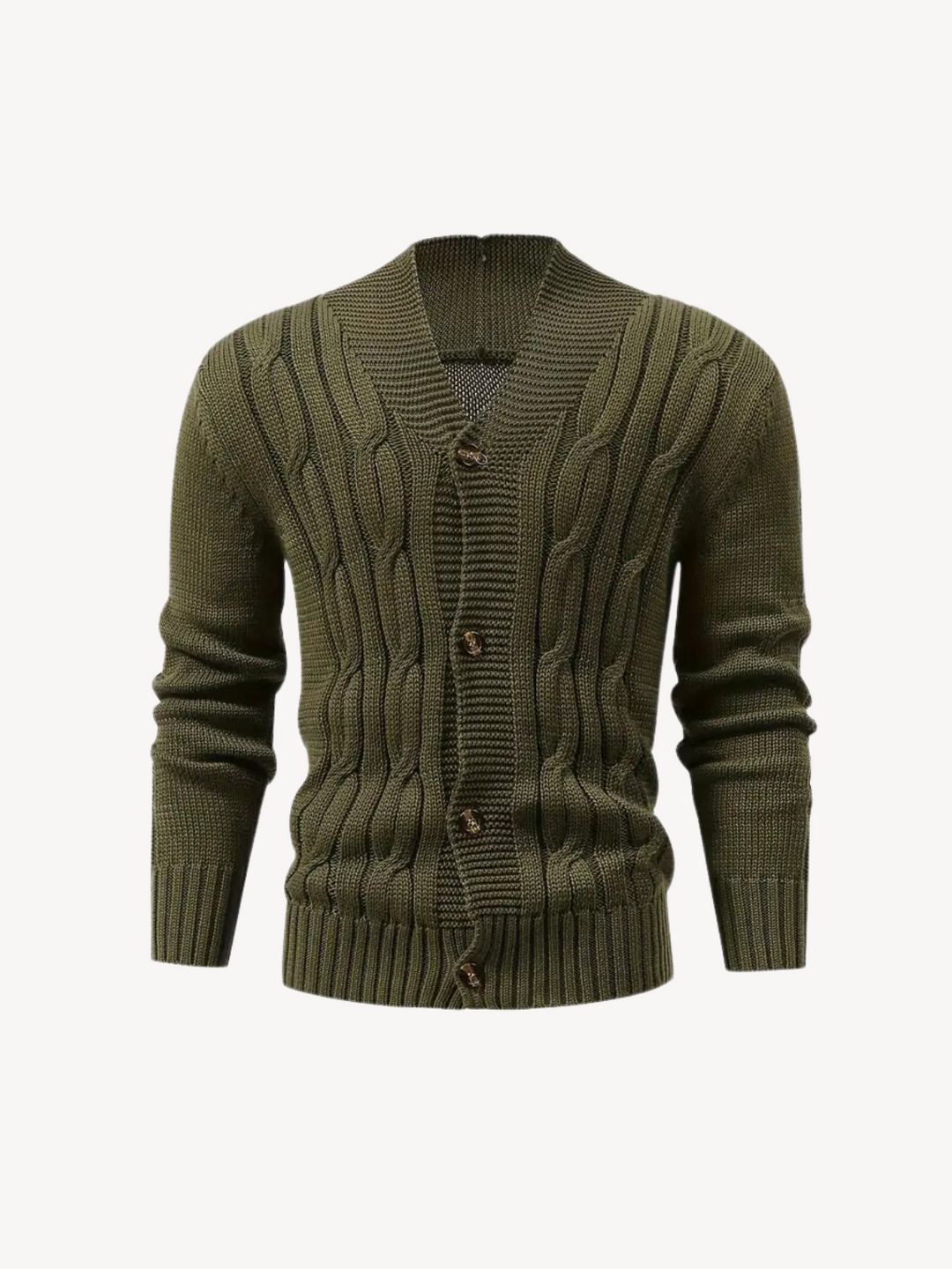 REMIGIO - KNITTED CARDIGAN WITH BUTTONS