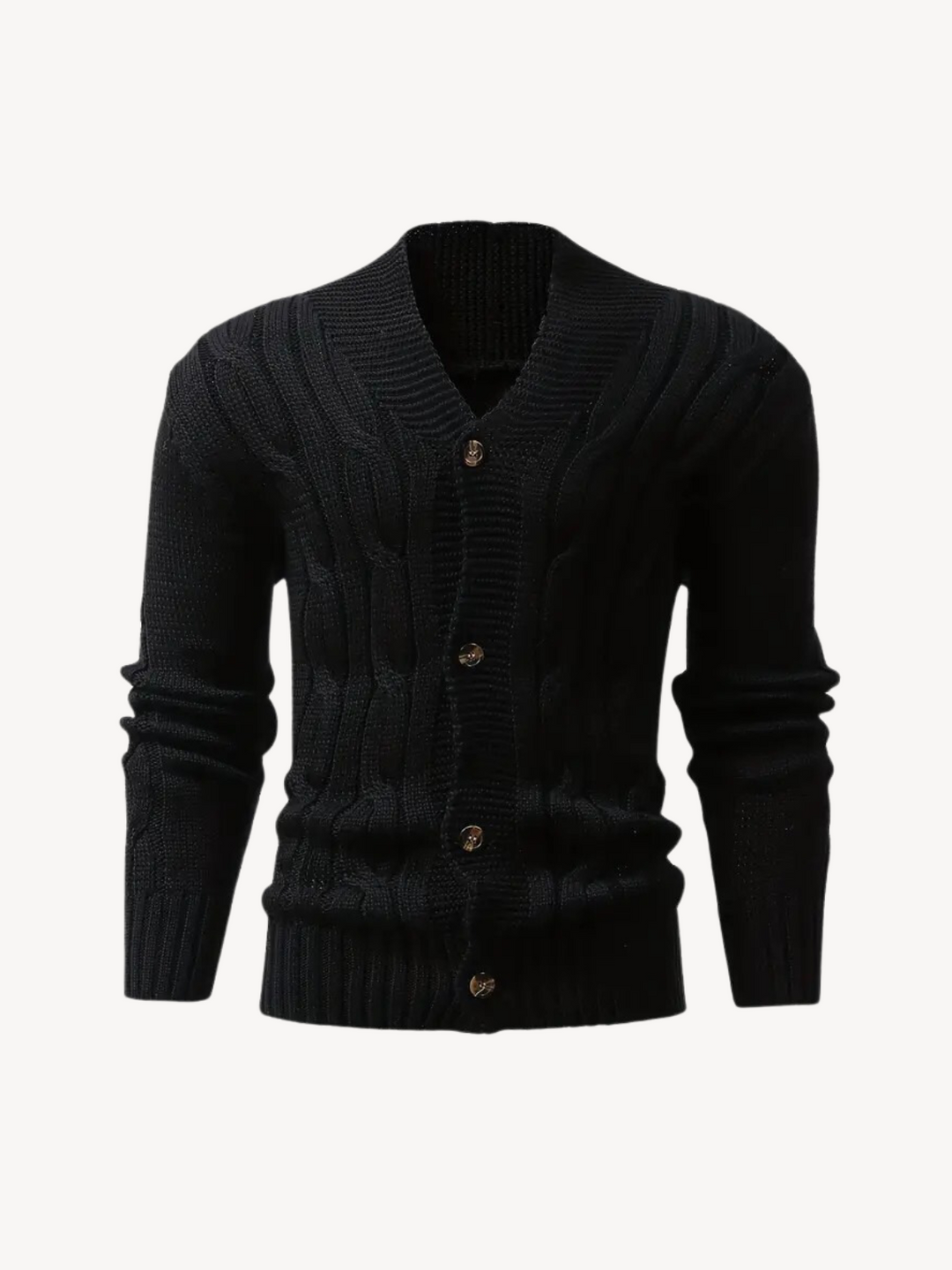 REMIGIO - KNITTED CARDIGAN WITH BUTTONS