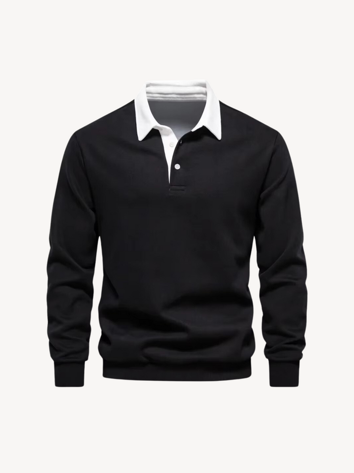 ANSEL - LONG SLEEVED POLO