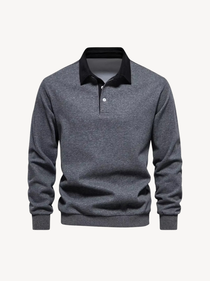 ANSEL - LONG SLEEVED POLO