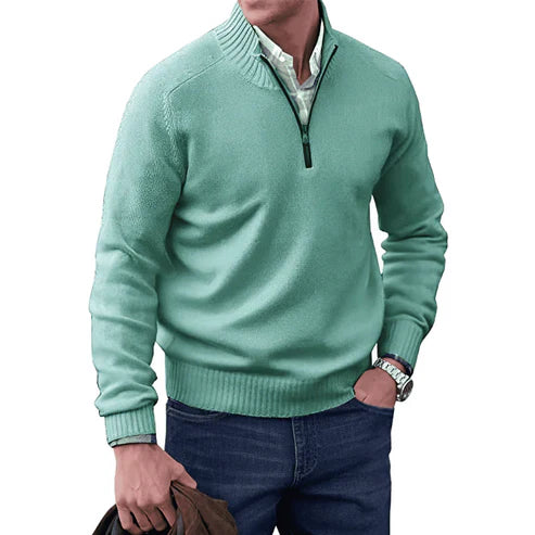 Noah™ - Cashmere Sweater with Zipper