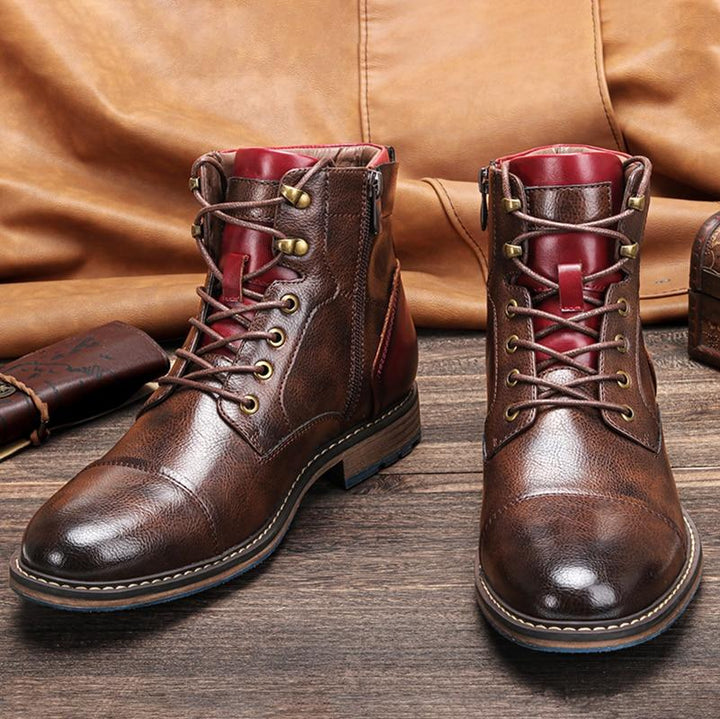 Aaron | Handmade Premium Leather Oxford Boots