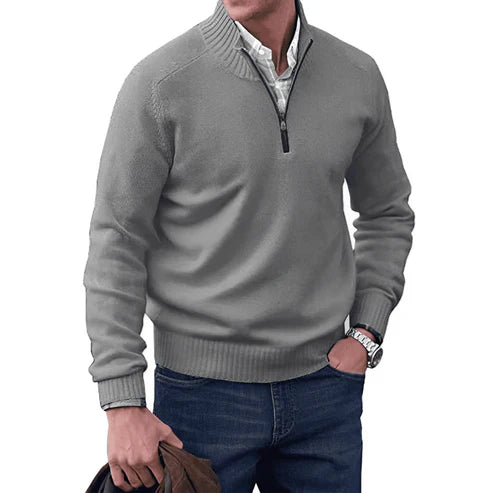 Noah™ - Cashmere Sweater with Zipper