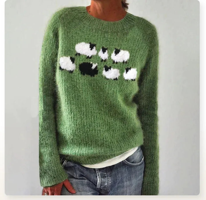 FINA - MYSIG RETRO KNITTED SWEATER