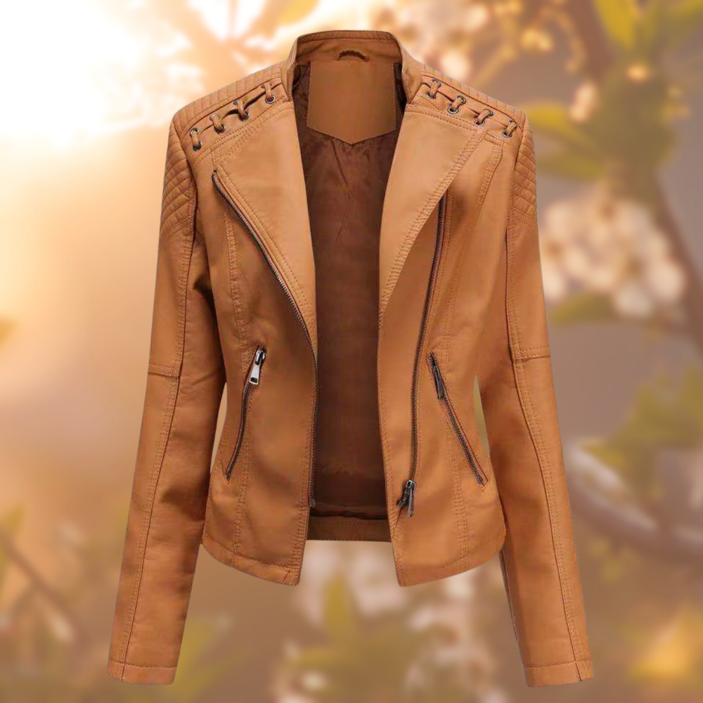 Vivetta™ The Elegant Vegan Leather Jacket