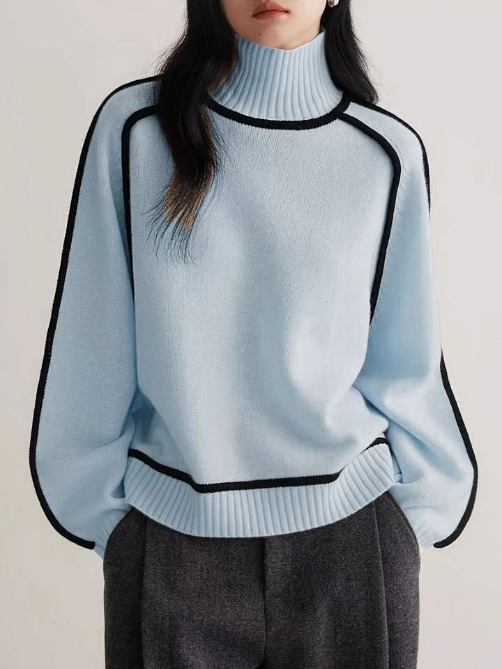 Emilie | Soft turtleneck sweater in cashmere