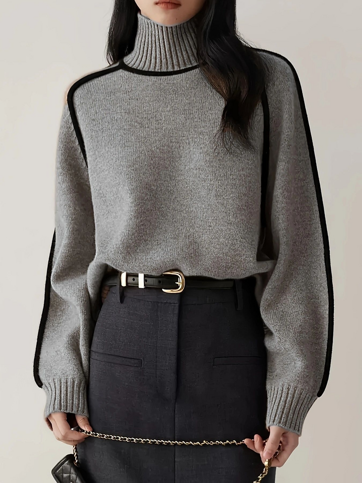 Emilie | Soft turtleneck sweater in cashmere