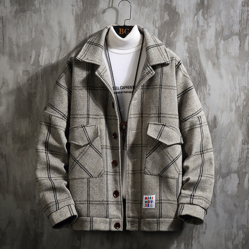 COUTURE™ CHECKERED WOOL JACKET