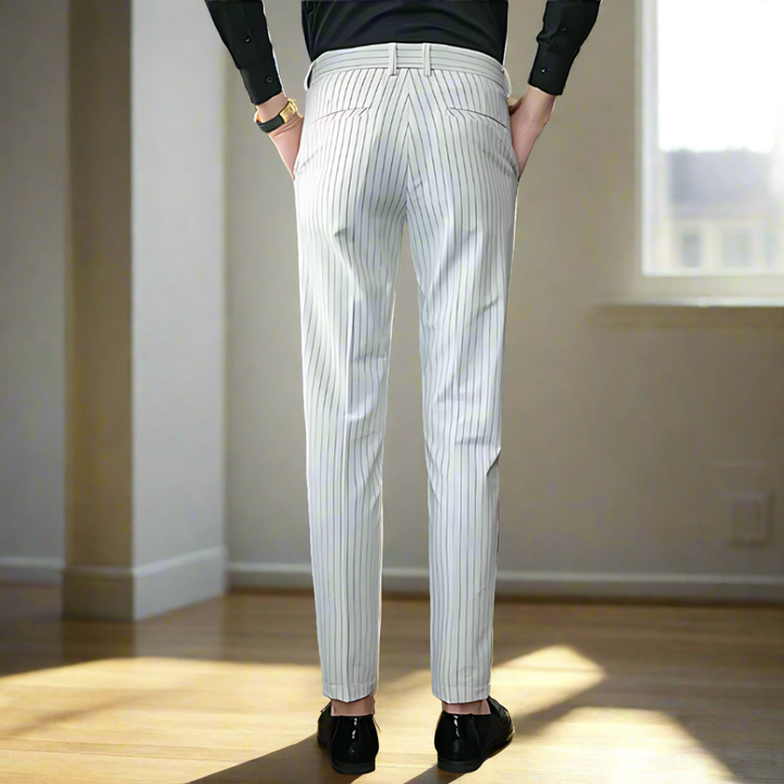 Sophisticated Vertical Stripe Pants